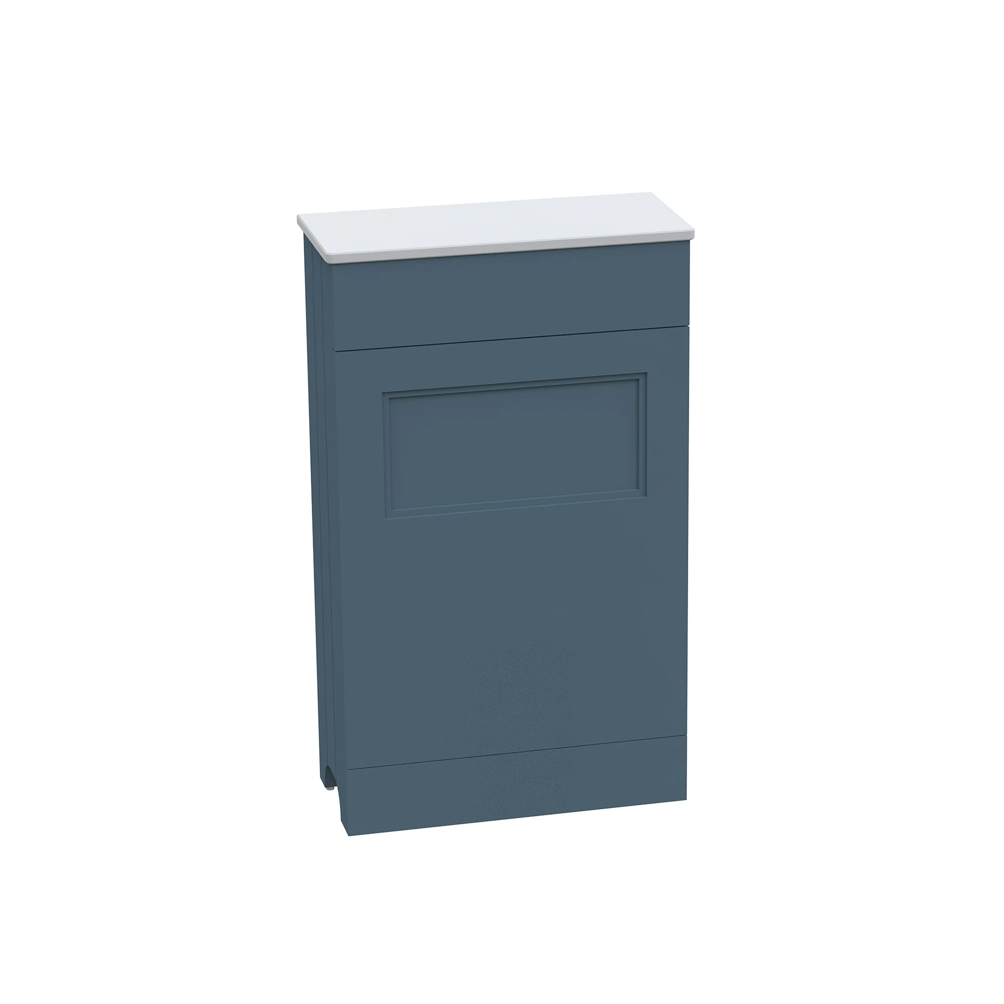 Kingsbury 50cm Back to Wall WC Unit - Henley Blue