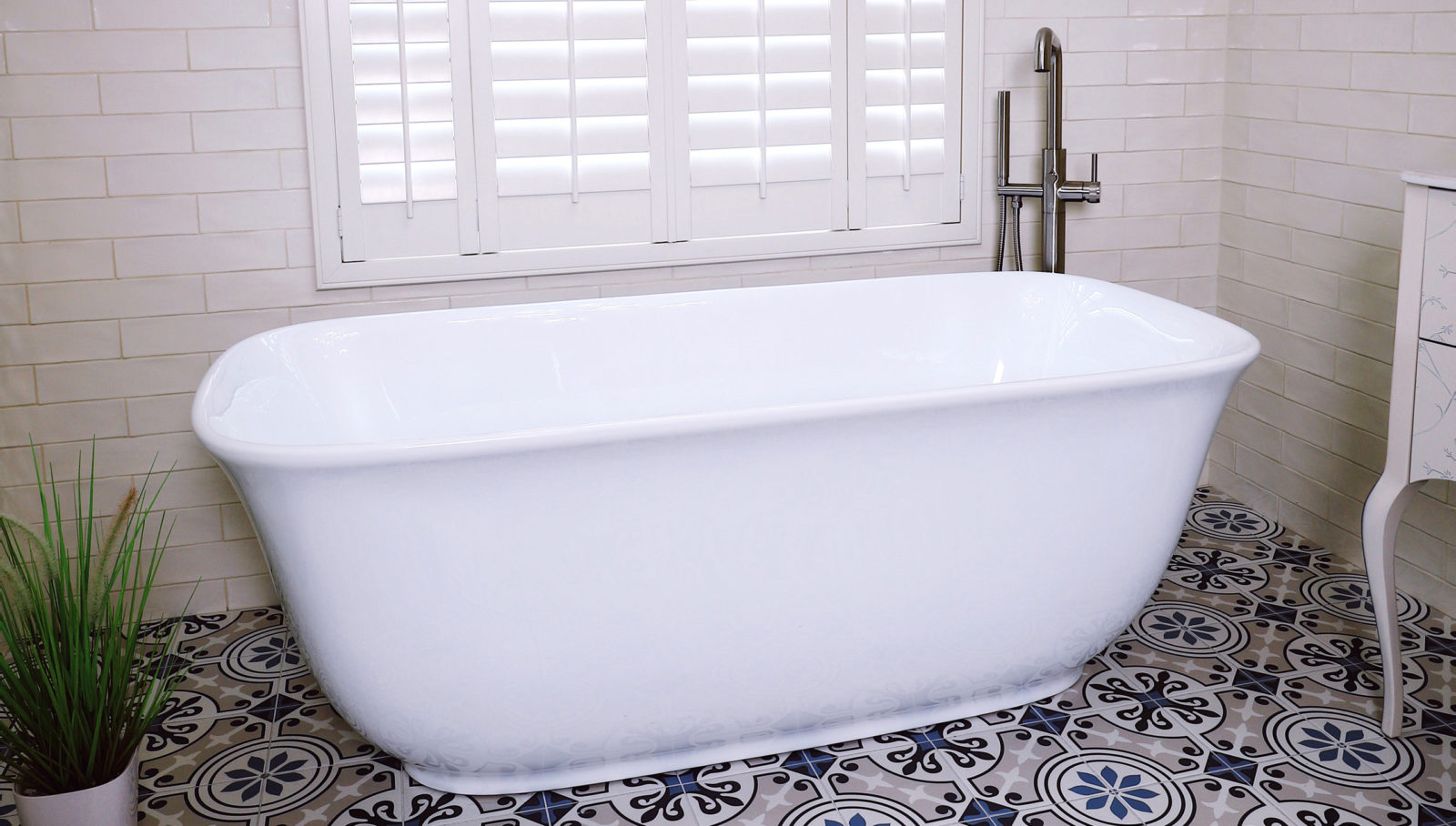 Geneva Double Ended 1700x800x600 White