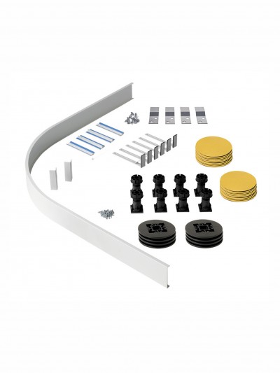Fitting Kit C Leg Set & 1200 x 900 Panel (Quadrant)