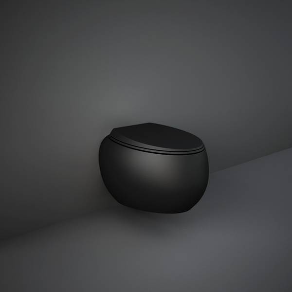 RAK Cloud Wall Hung Pan Black