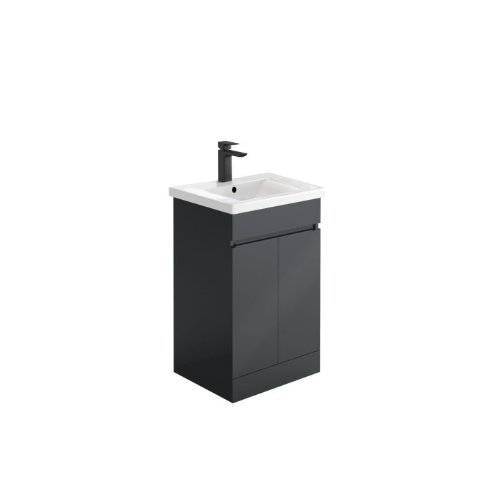Scudo Empire Vanity Unit, Handleless, Anthracite — 500mm
