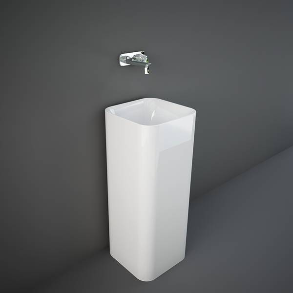 RAK Petit Square Free standing Wahs Basin 0th 360x360xH900mm