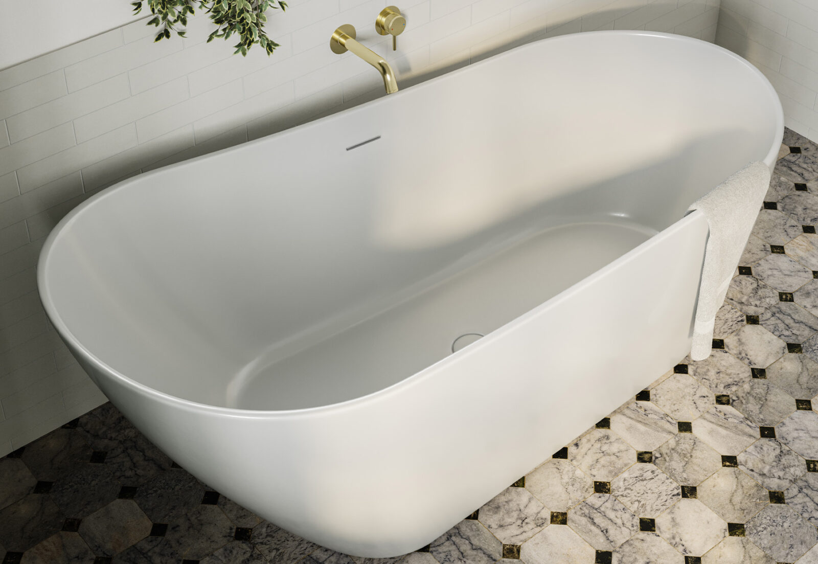 Modena Single Ended 1700x740x700 White