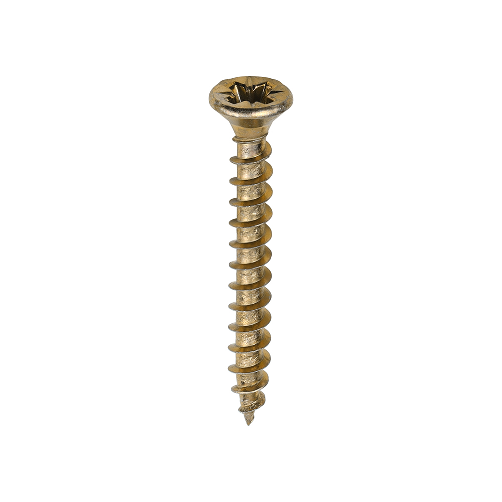 3.5 x 30 Solo Woodscrew PZ2 CSK ZYP