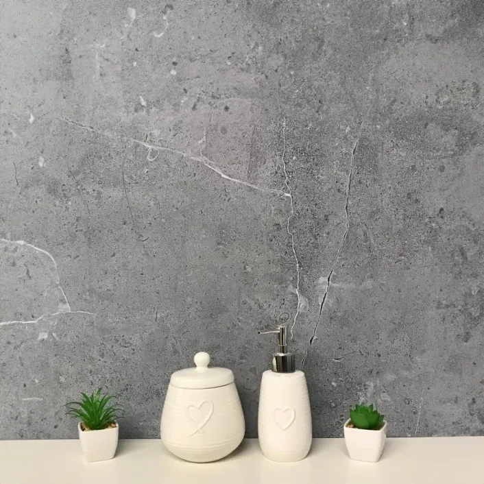 Golita Platinum Milano Grey PVC Wall Panel, 1000x2400mm | M42