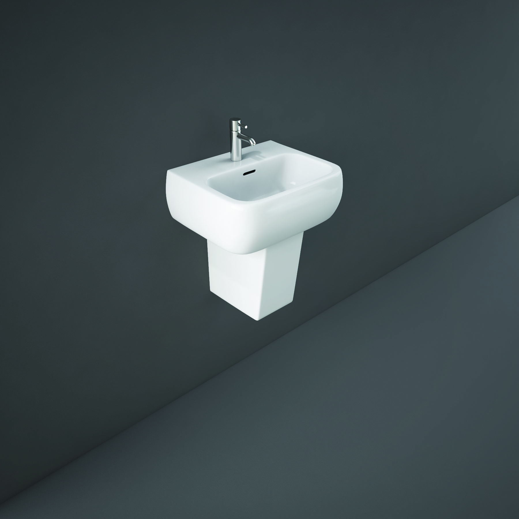 RAK Metropolitan Half Pedestal for 52cm Basin