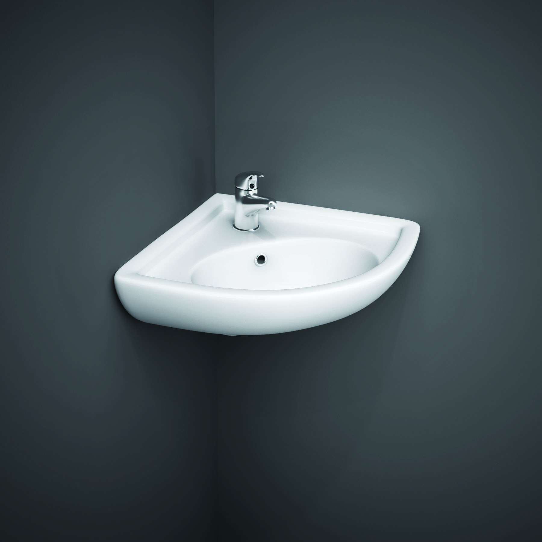 RAK Compact 45cm Slim Line Basin 1th RH