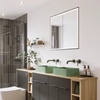 hib. Vanquish Bathroom Cabinet Trim - Gunmetal