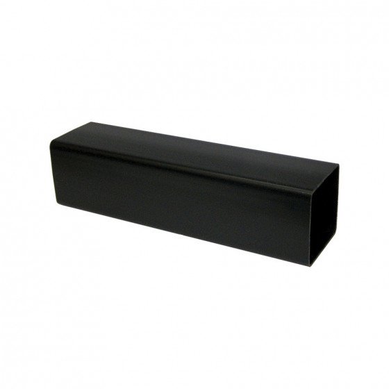 65mm Rainwater Square 4M Downpipe Black