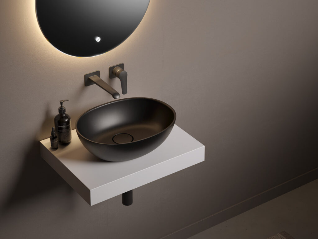 Counter top 610 x 460 Gloss White