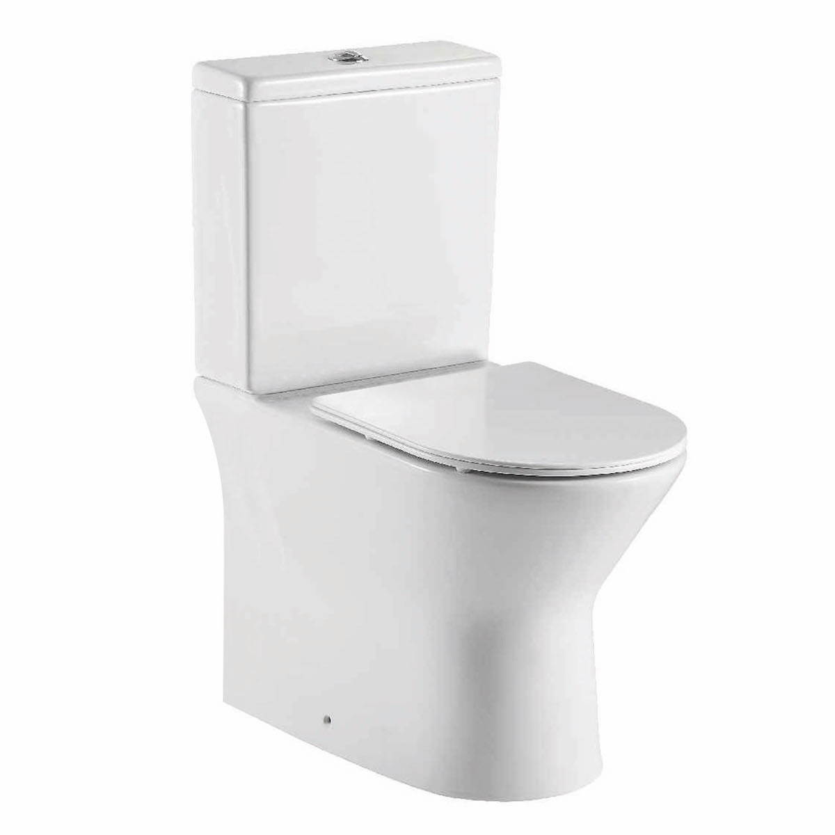 Middleton Rimless Closed Back Pan Including Cistern & Soft Close Seat 