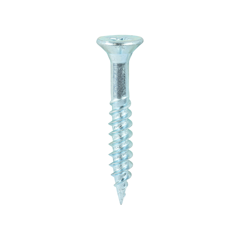 12 x 1 1/2 Twin Woodscrew PZ3 CSK Zinc