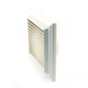 125mm Grille Flyscreen Round White