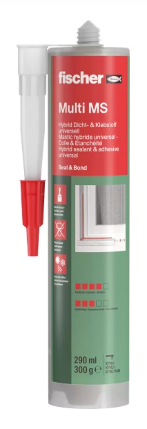 Fischer Construction Adhesive Multi MS White 290 Ml