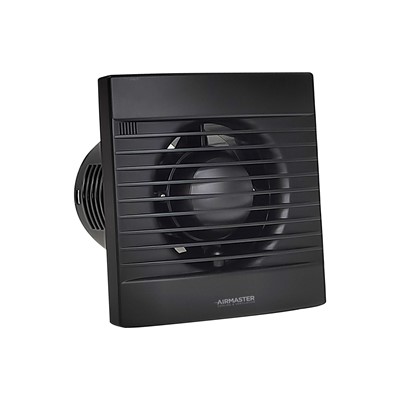 4" Extractor Fan with Timer - Matt Black