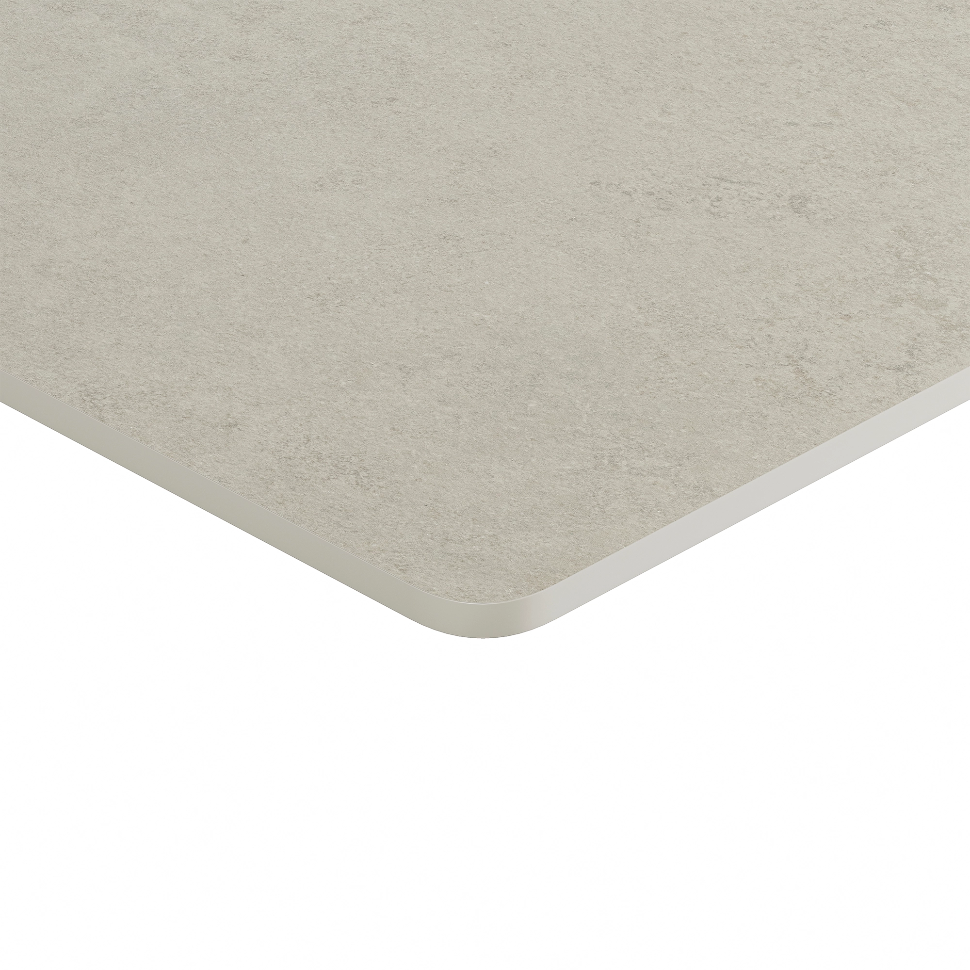 80cm Curved Corner Compact Grade Laminate Countertop - Sandstone