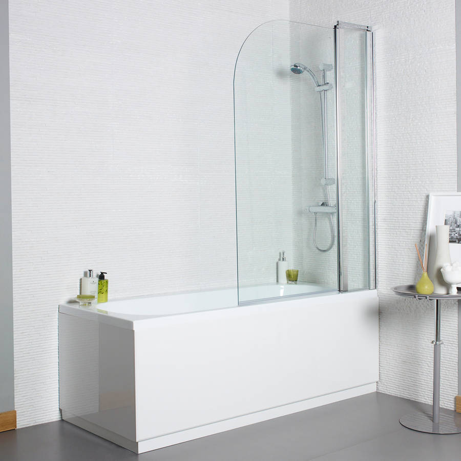 Koncept Straight Screen with Panel 6mm
