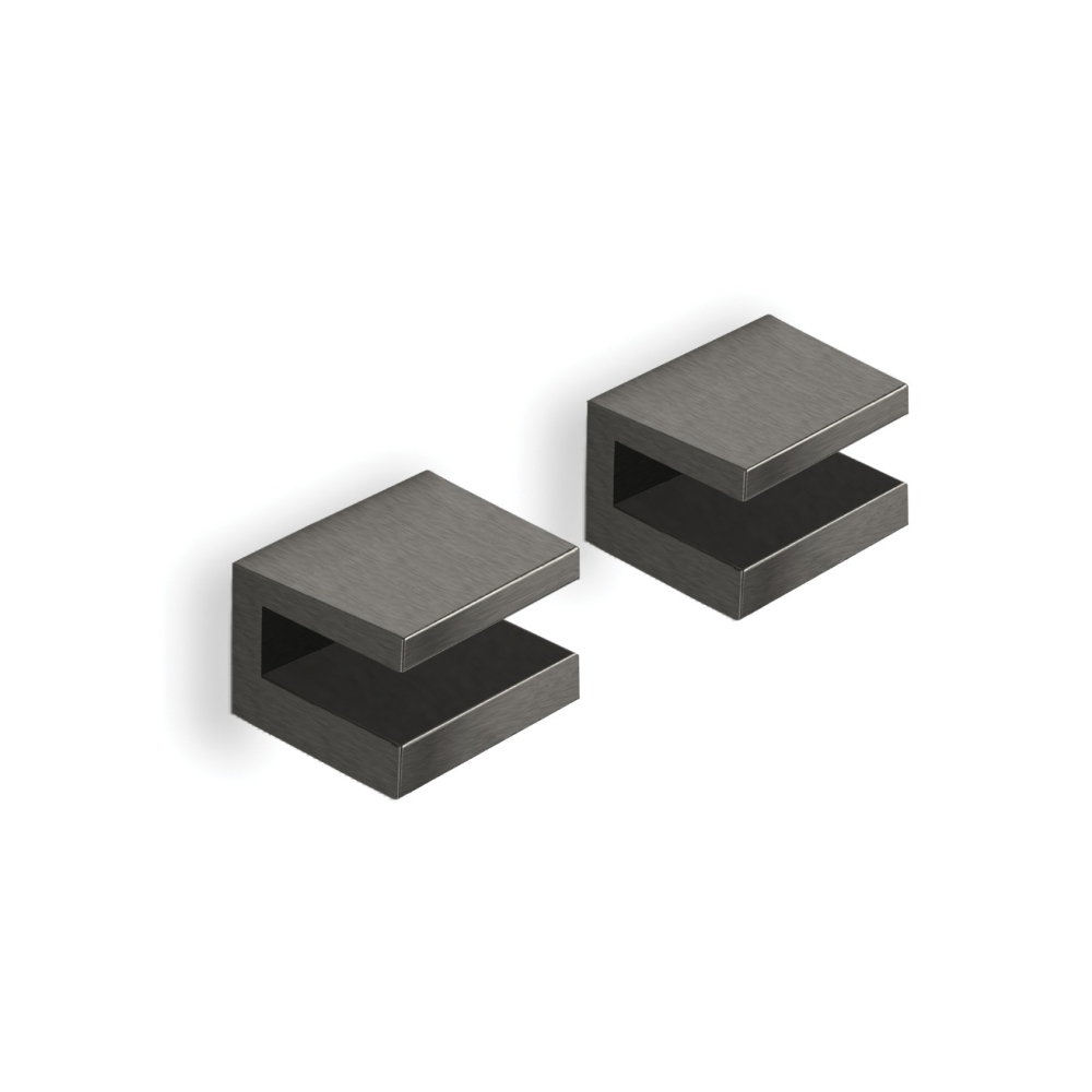 Pier Shelf Brackets x2 - Gunmetal