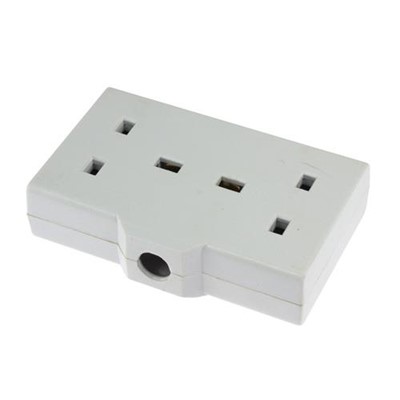 2 Gang Extension Block 13Amp