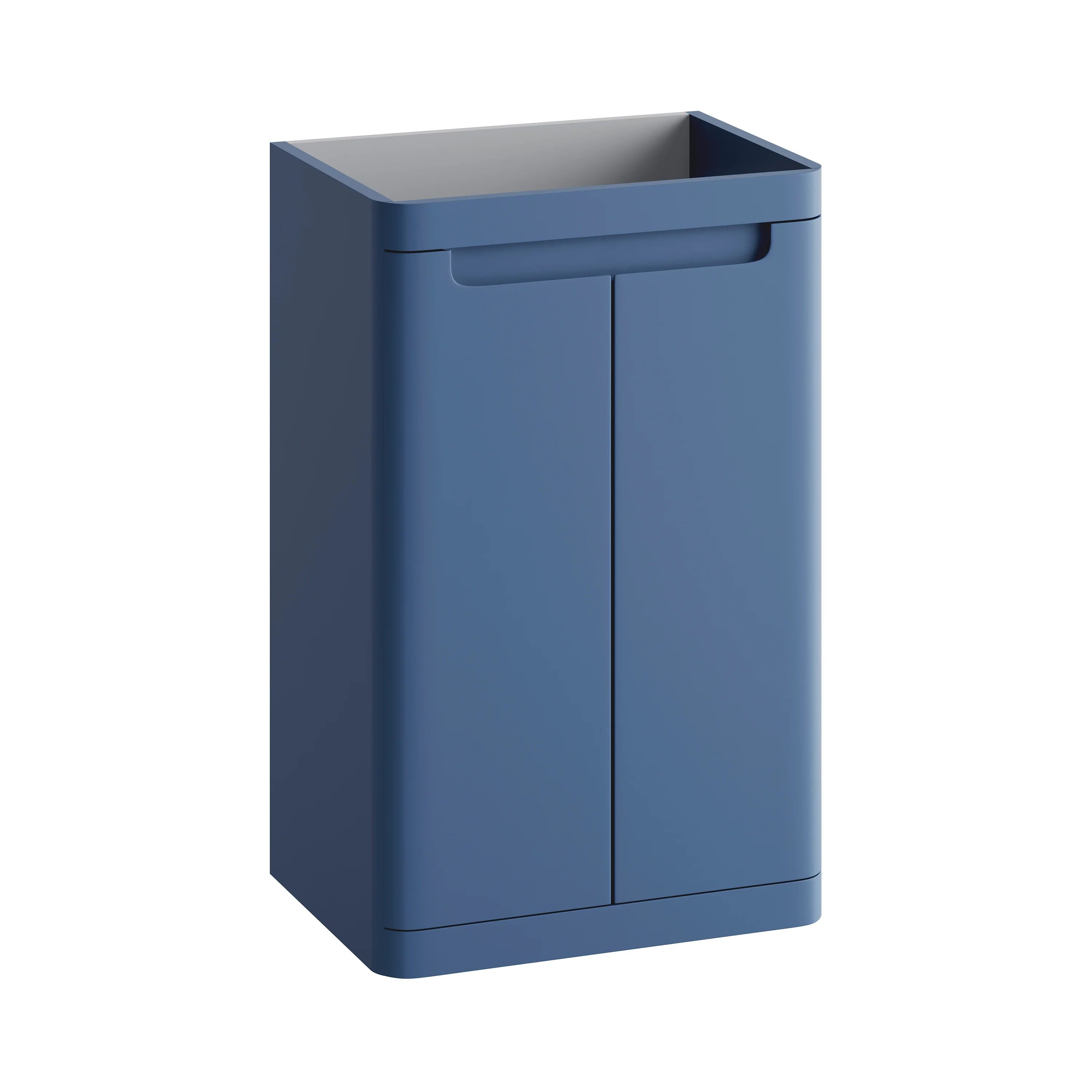 Camber 50cm Compact Bathroom Furniture - Matt Blue