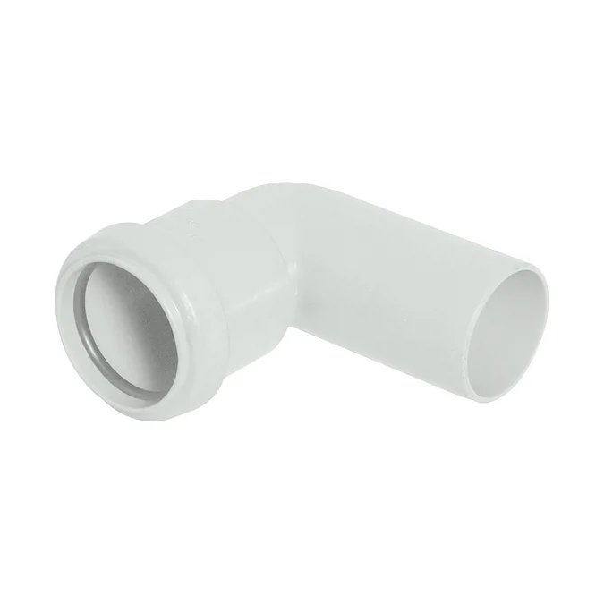 32mm 90� Push-fit Conversion Bend White