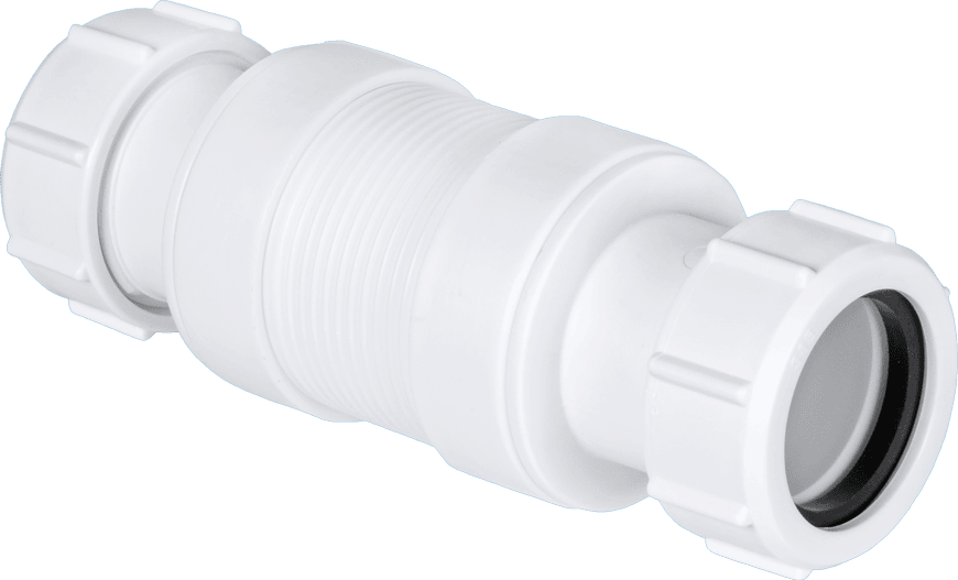 McAlpine 1 1/4" x 1 1/4" Universal Compression Flexible Connector