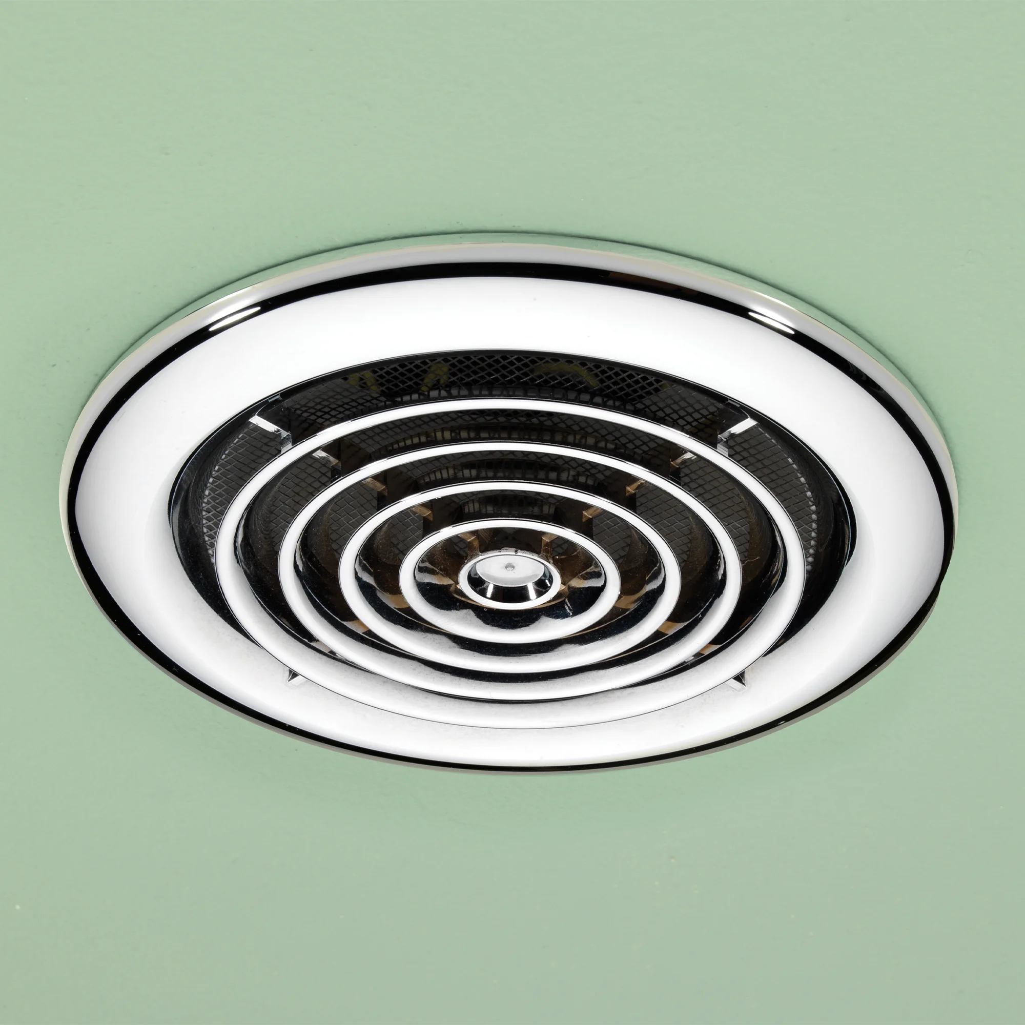 Turbo Inline Fan, Chrome - Non Illuminated