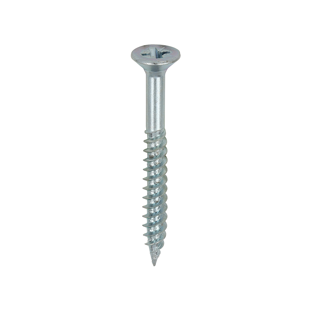8 x 1 1/2 Twin Woodscrew PZ2 CSK Zinc