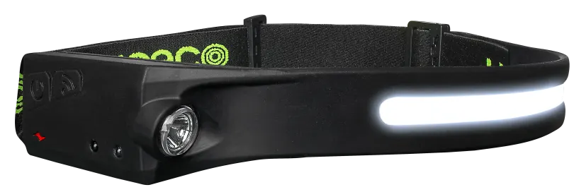 Flexable Headtorch with Motion Sensor 350lm+150lm USB Rechargeable