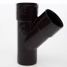 Floplast 40mm 135° (45°) Branch Solvent Weld Black (WS43B)