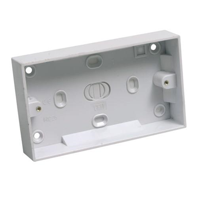 Pattress Box 2 Gang 25mm Twin