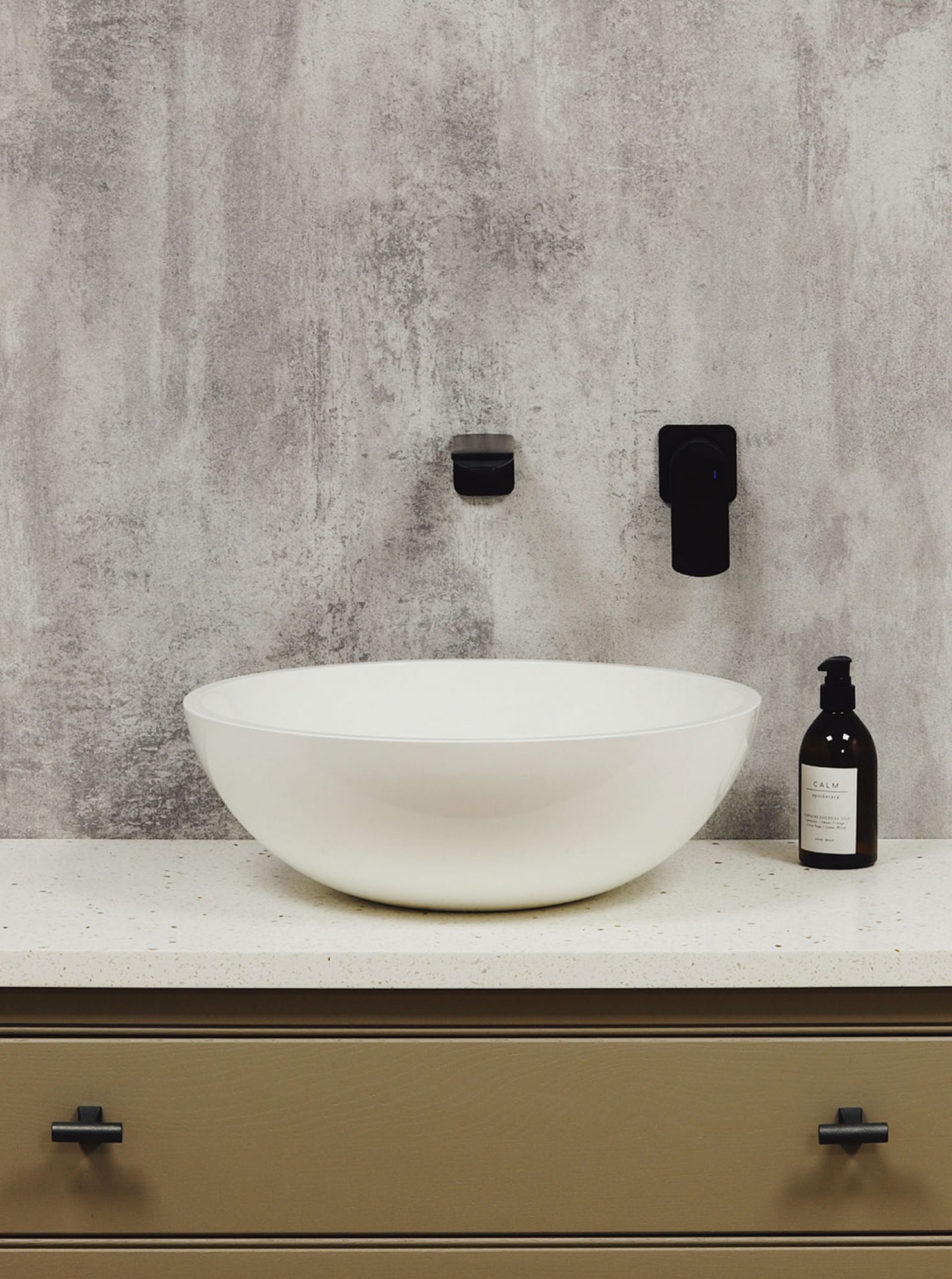 Orb Round Basin 420mm white