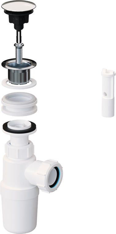 McAlpine 1 1/4" Bottle Trap With Basin Waste