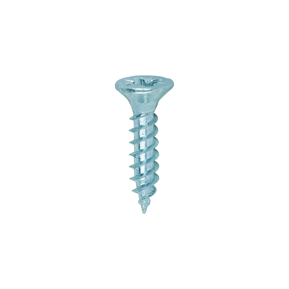 6 x 5/8 Twin Woodscrew PZ2 CSK Zinc