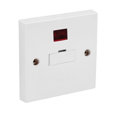 Fused Spur Side Flex + Neon 13Amp - DP Unswitched