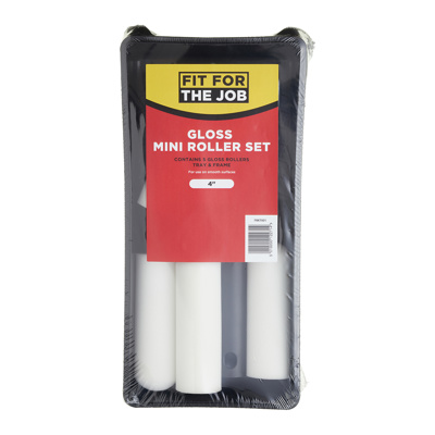 Fit For The Job 7 pc 4" Foam Mini Roller Set