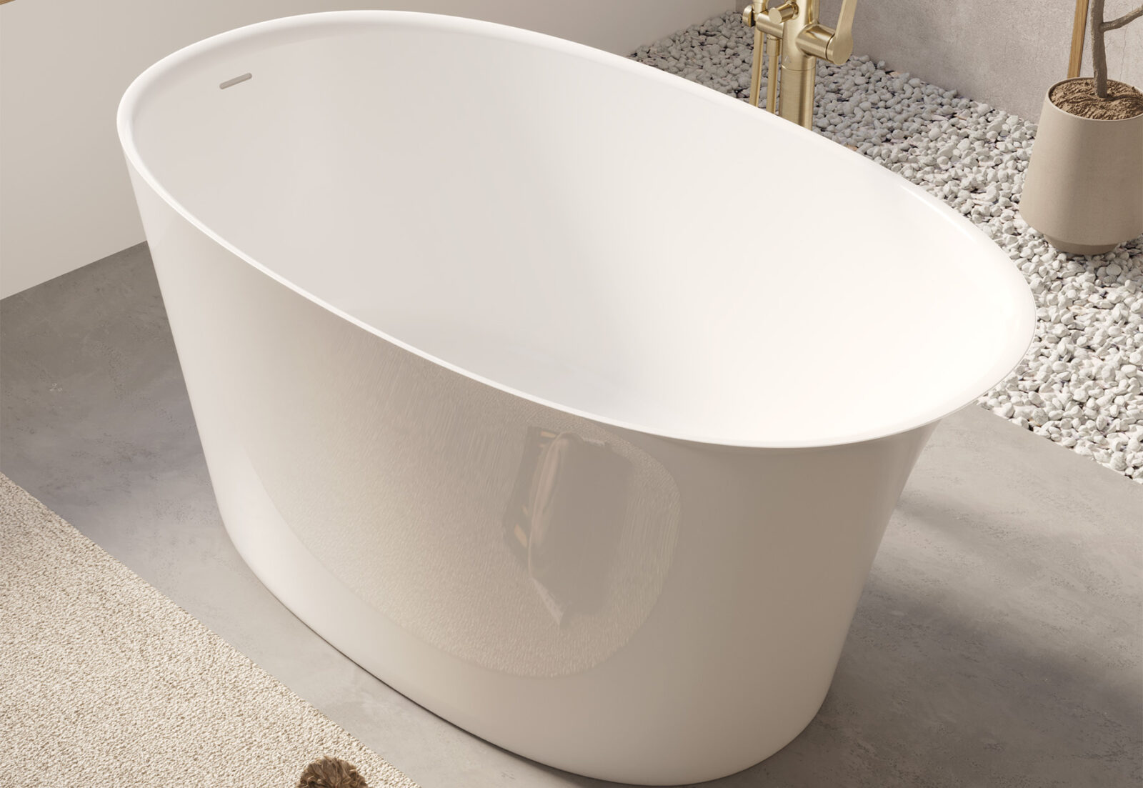 Lewis  Freestanding Bath 1400 x 780mm