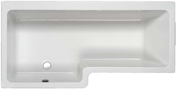 Carron Quantum Sbath 1500 Left Hand L-Shaped Carronite Bath