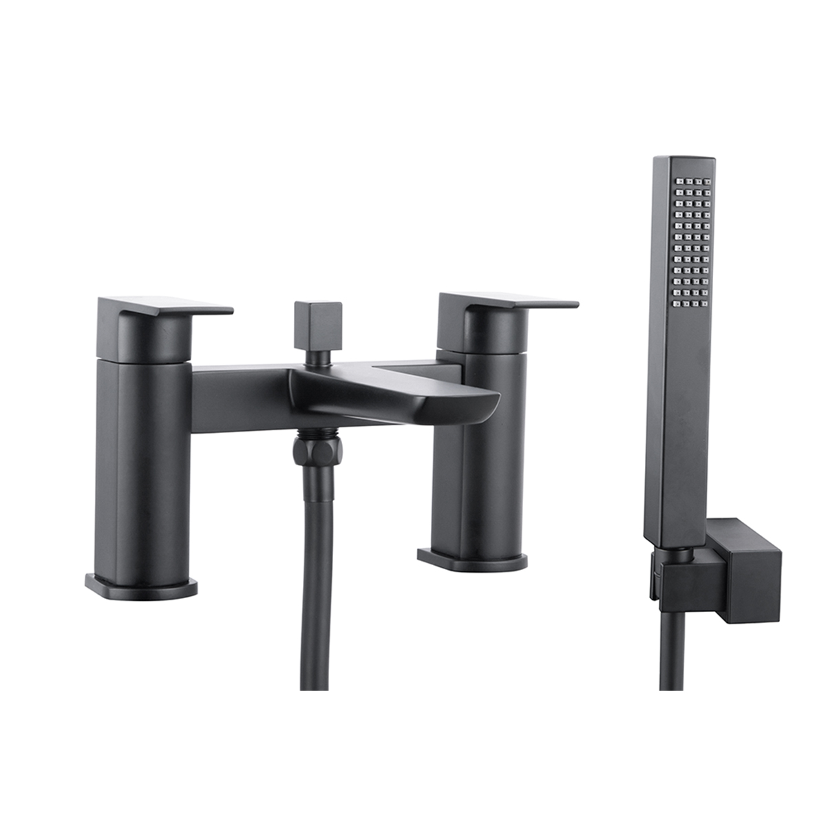 Muro Bath Shower Mixer Black