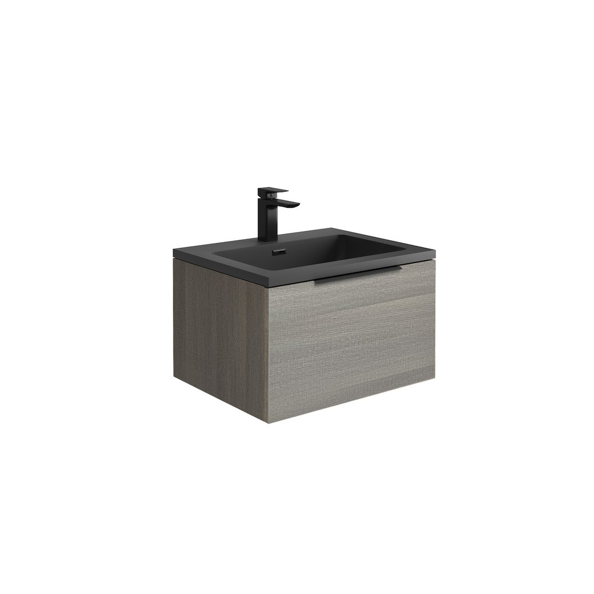 Ambience LED Cabinet 60 x 48 - Grey Oak