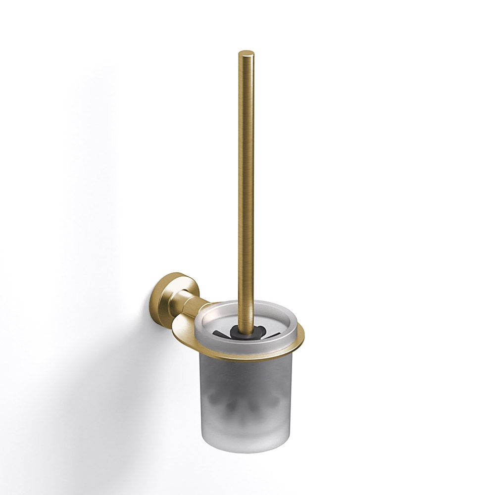 Tecno Project WC Brush Set - Brushed Brass