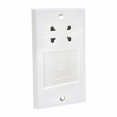 Shaver Socket Dual Voltage 110/240v