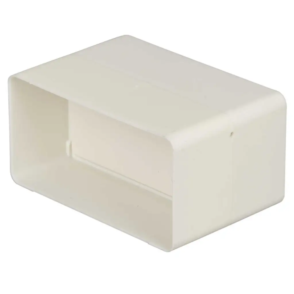 Domus S100 Flat Channel Connector with Damper – Rectangular Ventilation Duct Fitting