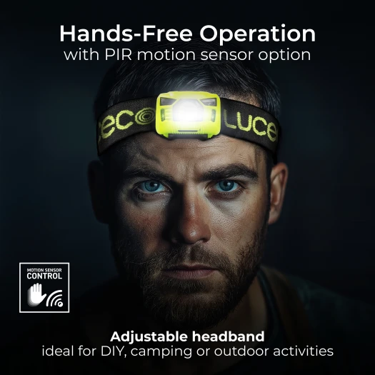 Luceco USB Rechargeable Inspection Headtorch 150lm