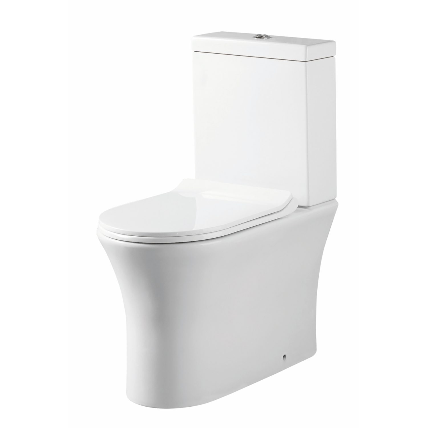 Deia Rimless Comfort Height Closed Back Pan Including Cistern & Soft Close Seat