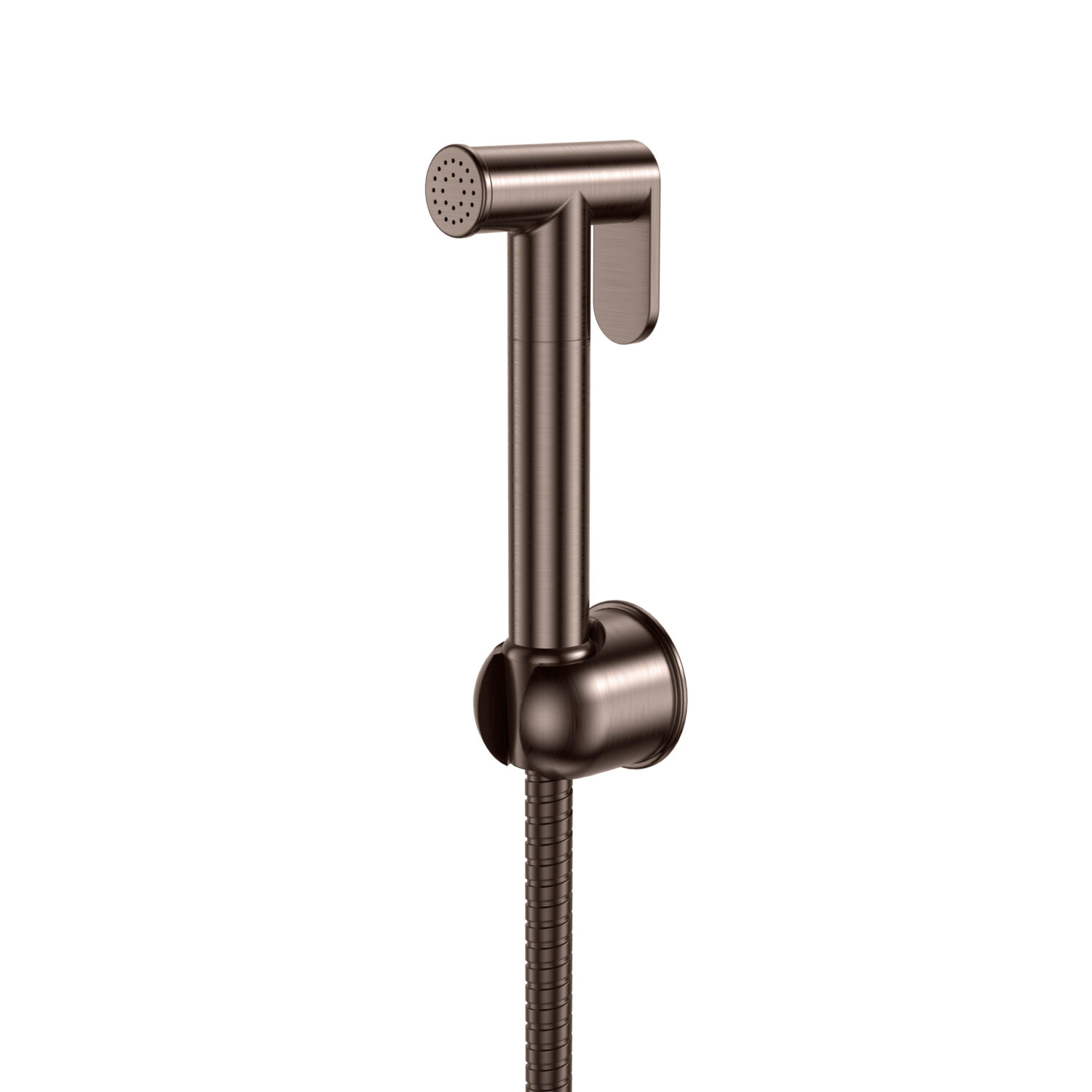 Douche Handset , Flexi and Holder Brushed Bronze