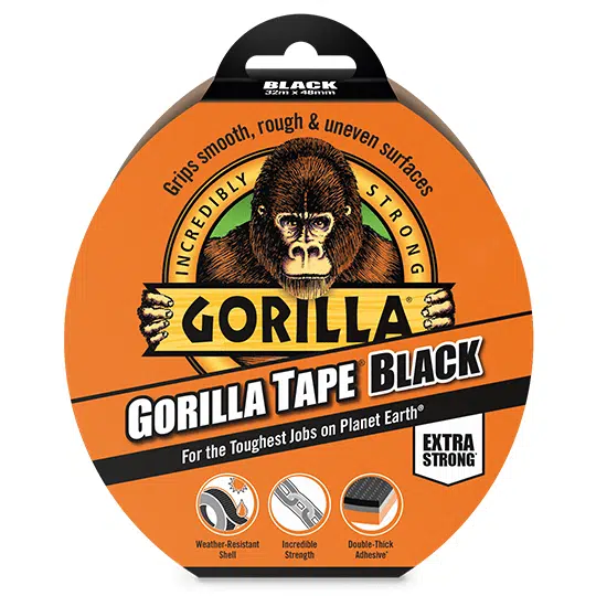 Gorilla Tape Black 11m