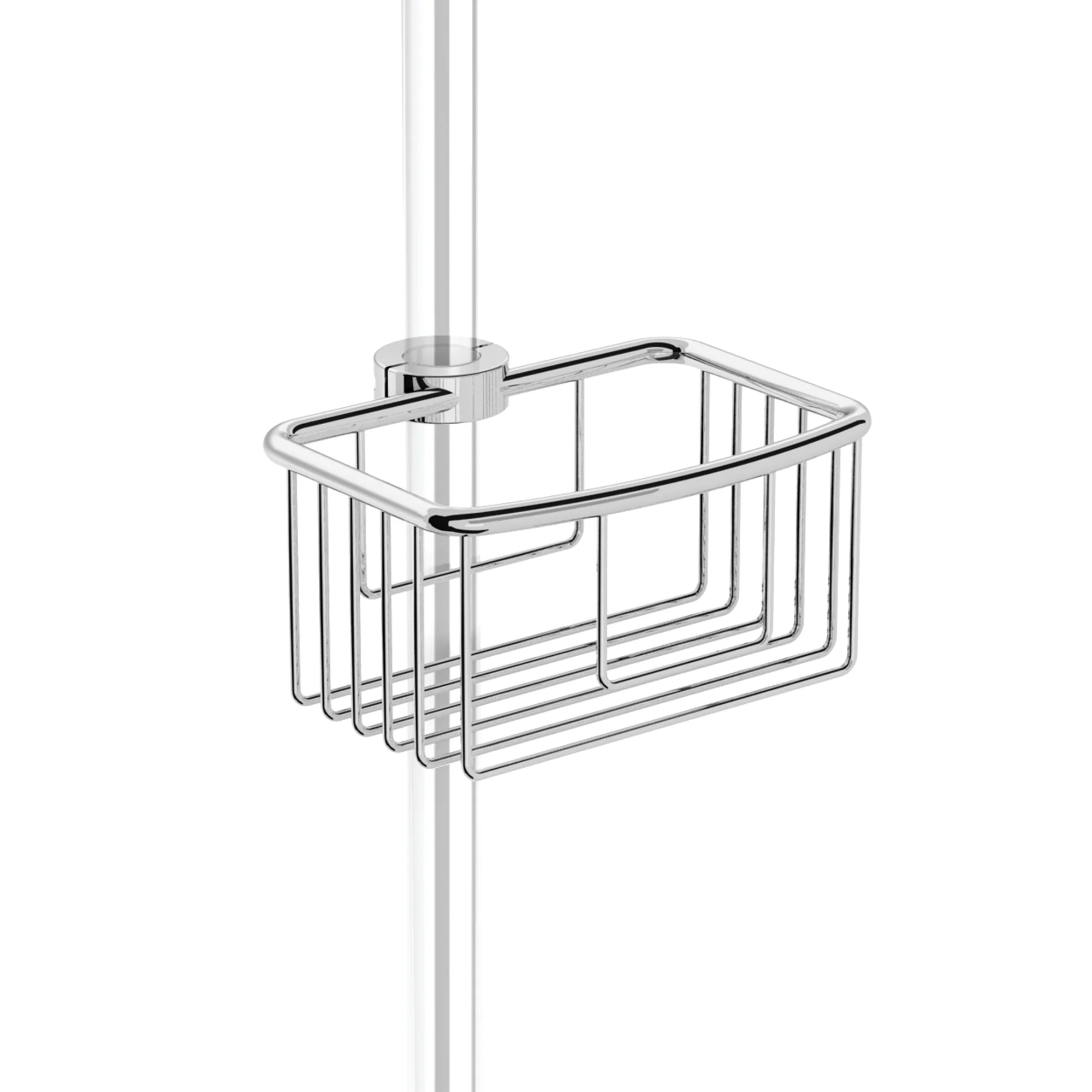 Shower Basket Clip on Riser Rail - Traditional