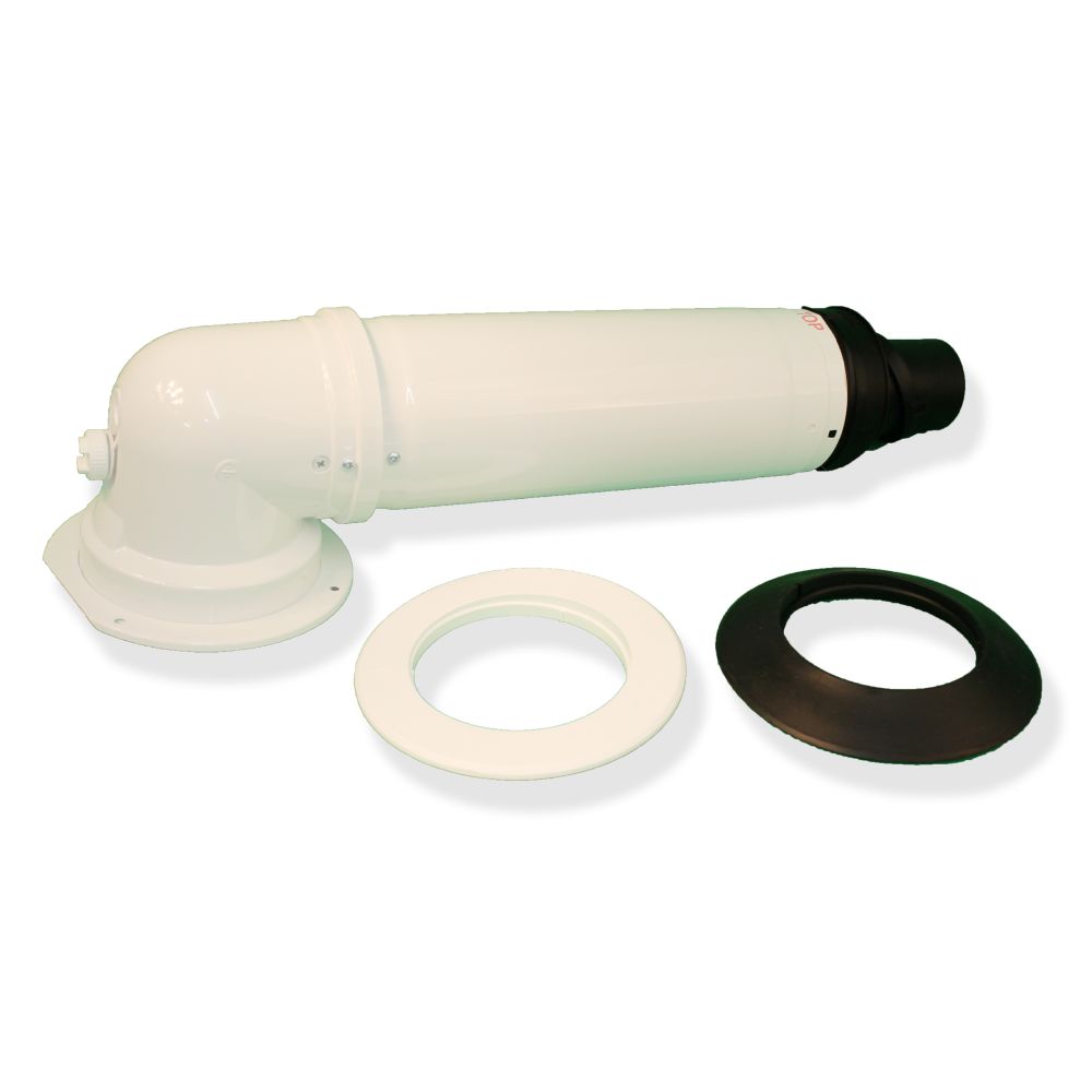 Worcester Telescopic 350 mm - 570 mm Horizontal Flue Kit