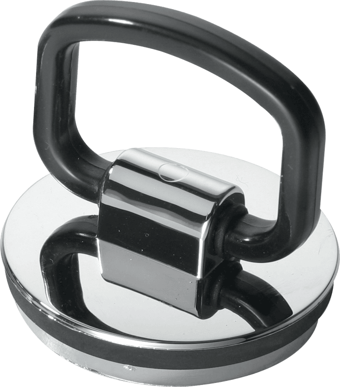 McAlpine 1 3/4" CP Plastic Sink Plug With Handle & Rubber Seal 20mm